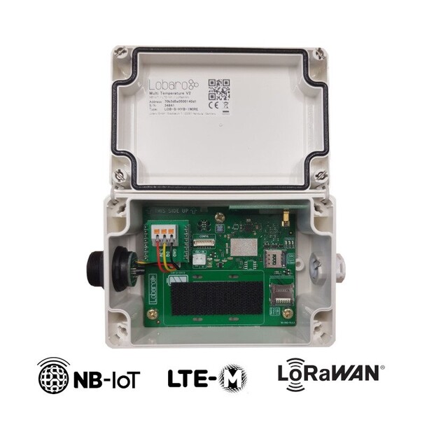 LoRaWAN Multi Temperatur Lobaro V2 XH battery connector, IP67