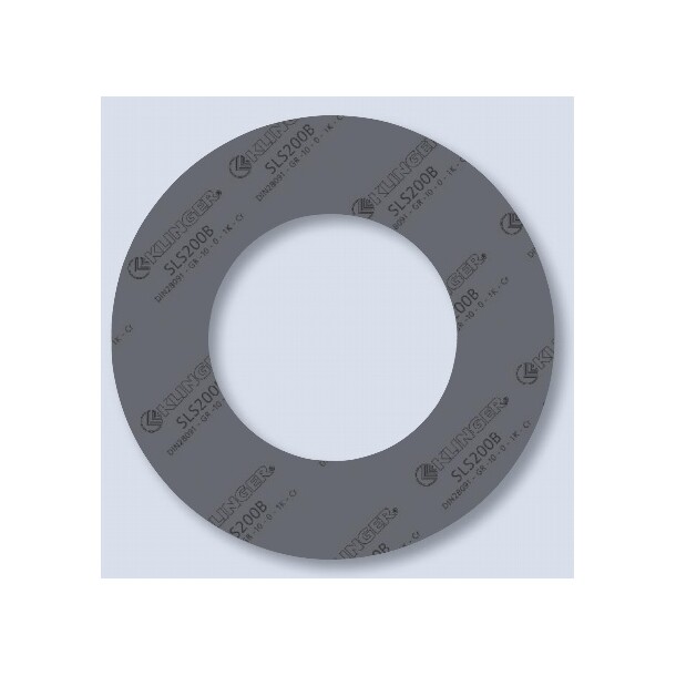 Flenspakning, SLS-1, grafitt-laminat DN150 PN10-16,  leveres i 10-pakk 