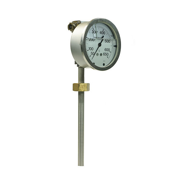 Tempress mechatronic eksos-termometer 50/650grC,  100mm hus ned, 13 x L280mm 