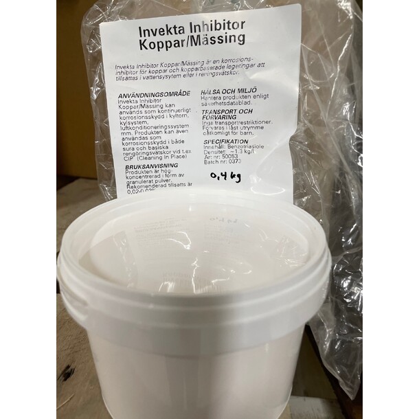 ØJ inhibitor for kobber/messing 0,5kg,   (for 25 liter)