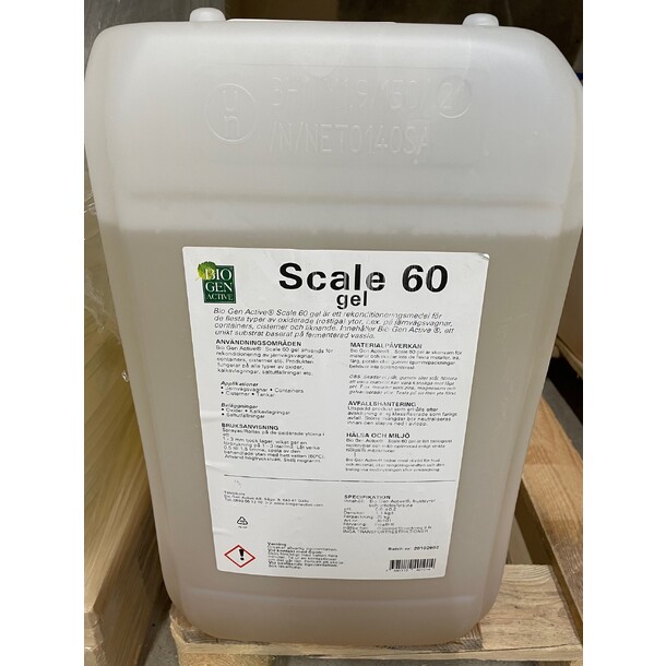 ØJ oksidfjerner Scale 60 Gel 25 kg 