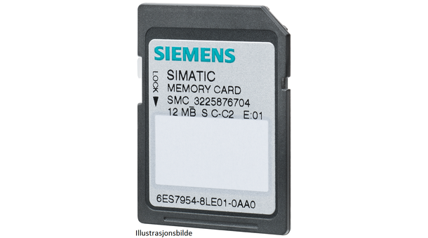 SIMATIC S7 Minnekort For Cpu/ SinamiCS 3 V