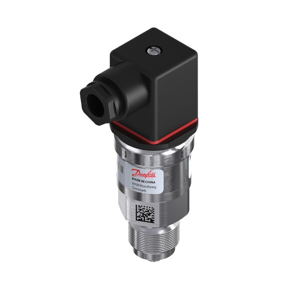 Danfoss trykktransmitter MBS 3200, R1/2" 0/4 Bar, 4-20mA, Plugg 