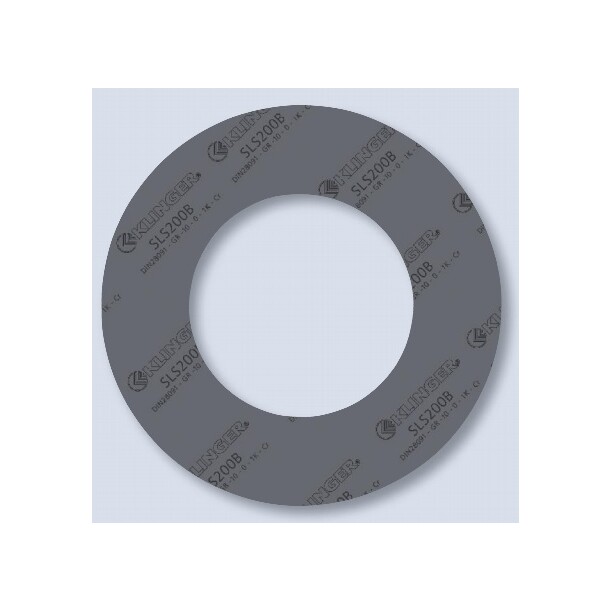 Flenspakning, SLS-1, grafitt-laminat Velg dimensjon,   NB:  KUN SOM 10-pakk 