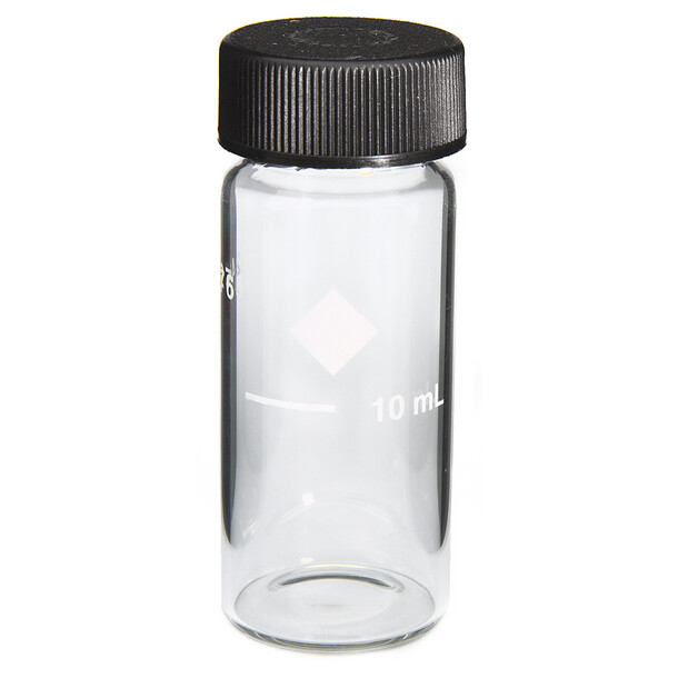 Sample Cell 25x60mm 10mL pk/6 w/cap used with Pocket Colorimeter 