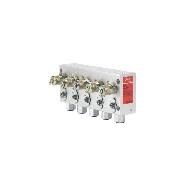 Danfoss testblokk MBV 5000 5 innganger / 5 utganger 