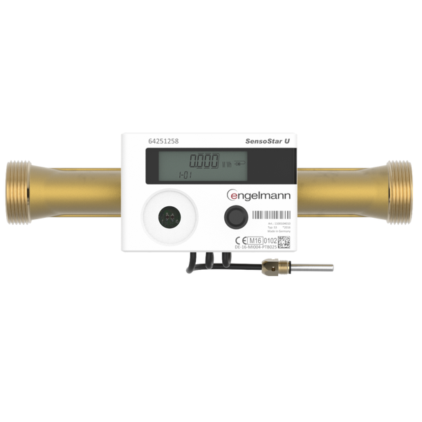 Sensostar U, Energim. Ultralyd - LoRaWAN DN20 - R3/4 x 130mm - 2,5 m³/h - LoRaWAN 