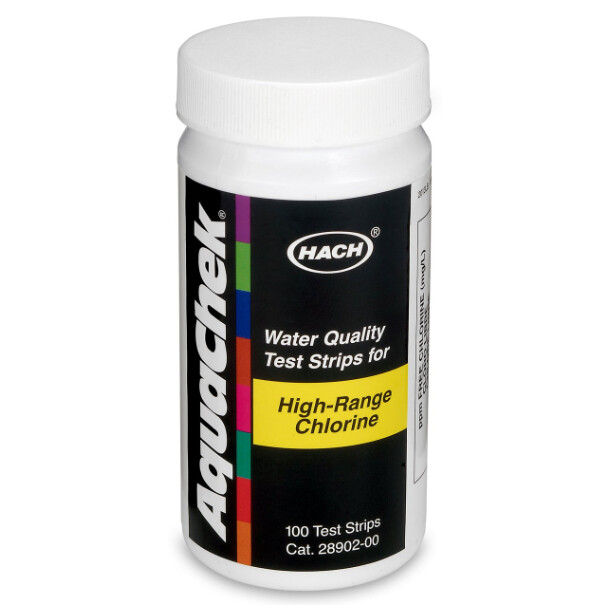 Test strips free chlorine, 0-600 mg/L 100 pcs 