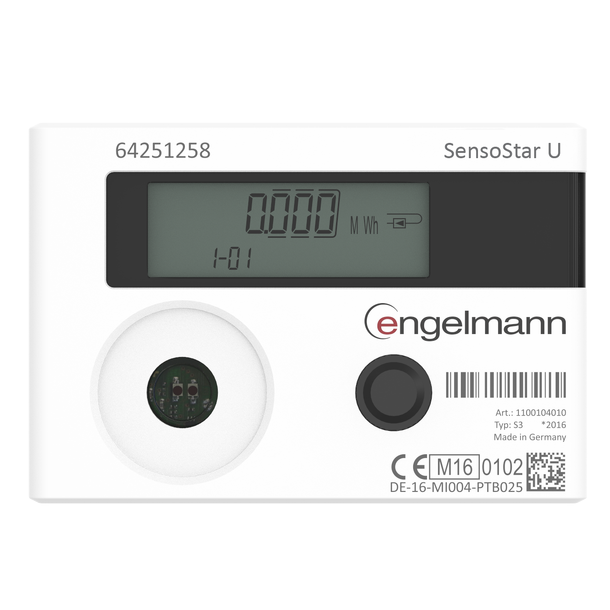 Sensostar U, Energim. Ultralyd - M-Bus DN40 - R1 1/2 x 300mm - 10 m³/h 