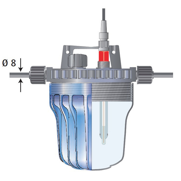 Cr60 - Gjennomstrømningsarmatur 12mm 12 mm Elektroder 