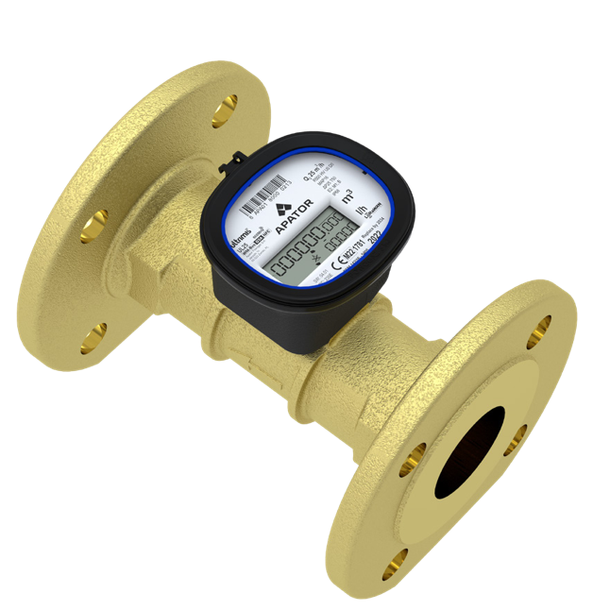 Apator Ultrimis M 25 DN50, R250, T50 2"flens x L200mm, LoRaWan/wM-Bus,messing 