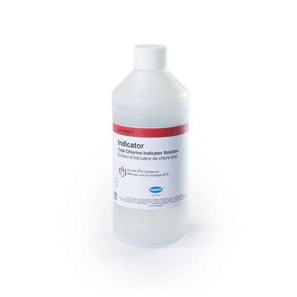 Total chlorine indicator solution For CL17/CL17sc, 473 mL 