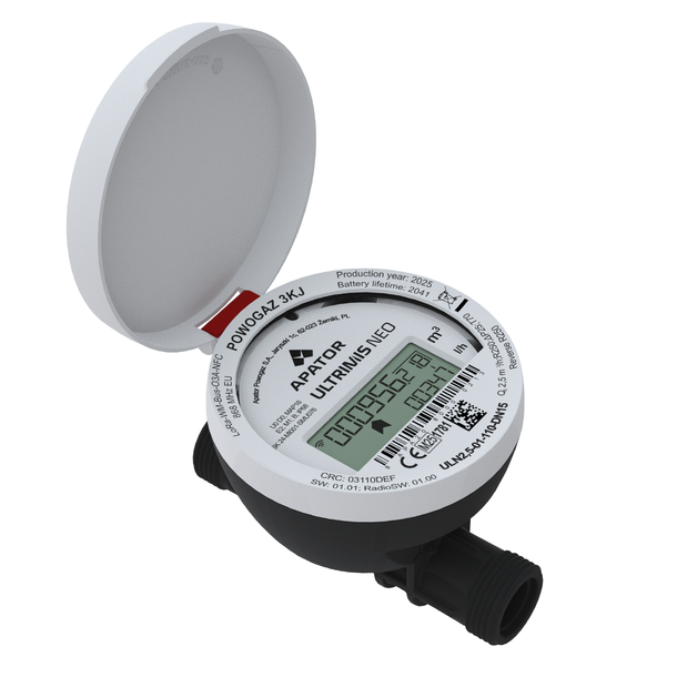 Ultrimis NEO,  DN15, R250, T70 1/2 x L110mm, LoRaWan/ wM-Bus, kompositt 