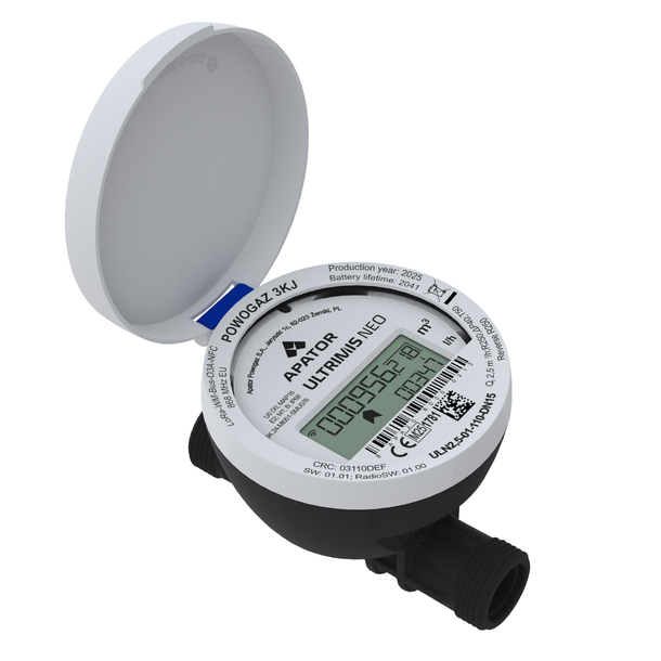 Apator Ultrimis NEO2, DN15, R250, T50 1/2 x L110mm, LoRaWan/ wM-Bus, Kompositt 