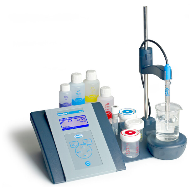 SensION+ PH 31, pH-meter, benchtop m/ BNC kontakt, uten elektrode, m/holder 