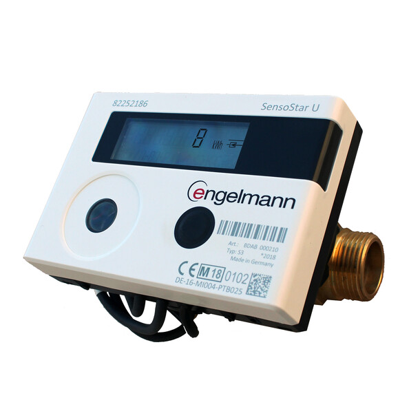Sensostar U, Energim. Ultralyd DN32 - R1 ½  x 150mm - 6,0 m³/h 