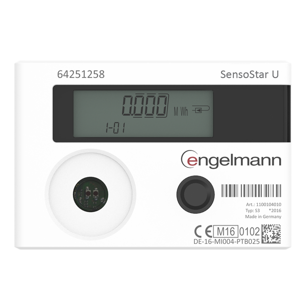 Sensostar U, Energim. Ultralyd - M-Bus DN40 - R1 1/2 x 300mm - 10 m³/h 