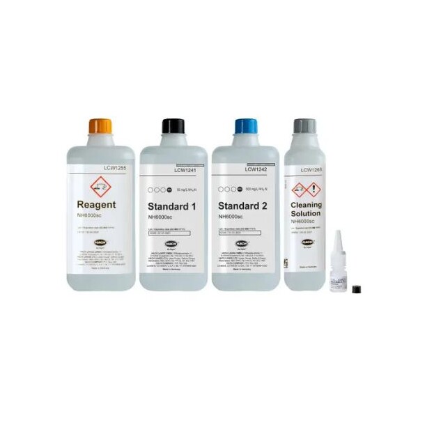NH6000sc Reagent set for range 4 10 - 1000 mg/L NH4-N 
