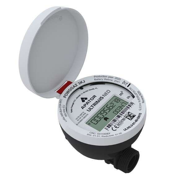 Apator Ultrimis NEO2,  DN15, R250,T70 1/2 x L80mm, LoRaWan/ wM-Bus,  kompositt 