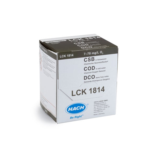 Cod Cuvette Test Salt Water 7-70 mg/L O2, 25 Tests 