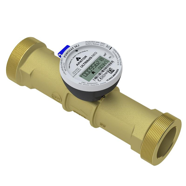 Apator Ultrimis NEO,  DN50, R250,T50 2" x 270mm, LoRaWan/ wM-Bus, Messing 