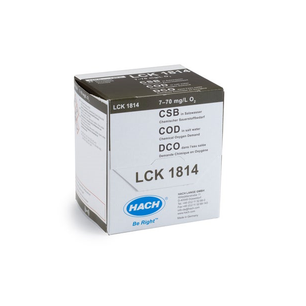 Cod Cuvette Test Salt Water 70-250 mg/L O2, 25 Tests 