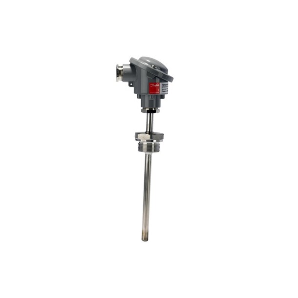 Danfoss Temperaturføler MBT5252, 4-20mA 0/100grC,  R1/2" x L150mm, Hals 50mm 