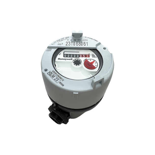 Elster husvannmåler V200 , Ringstempel R1/2" x L110mm, Horisontal/ Vertikal 