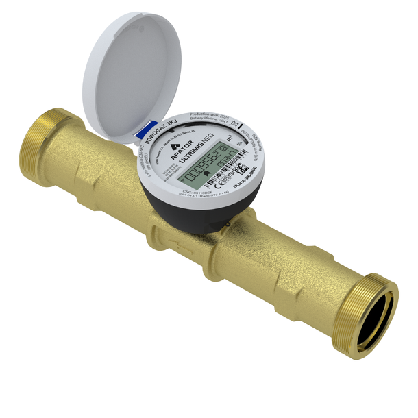 Apator Ultrimis NEO, DN40, R250, T50 1 1/2" x L300mm, LoRaWan/wM-Bus, messing 