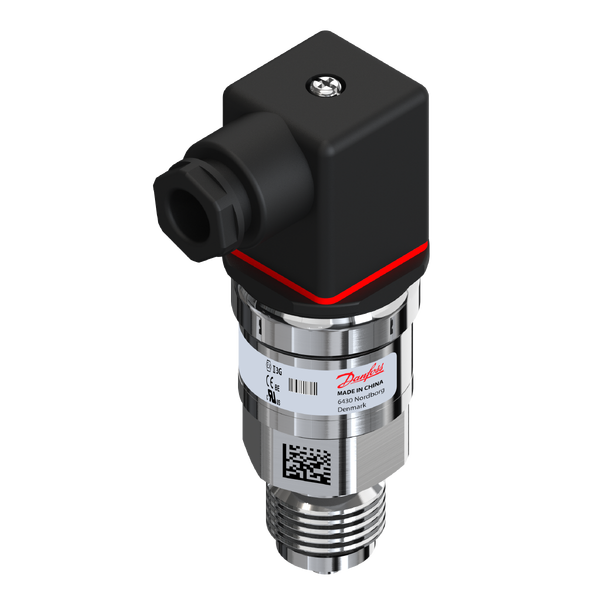 Danfoss trykktransmitter MBS 3000, 1/2" -1/0,6bar, 4-20mA, plugg IP65 
