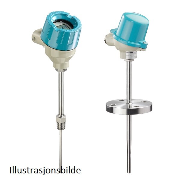 Sitrans temp.sensor TS500,  4-20mA 1/2"bsp, 100mm Med Display, uten hals 