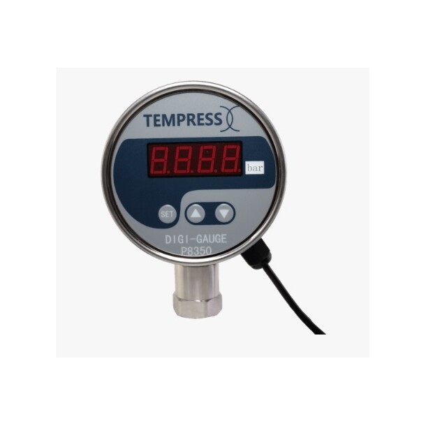 Tempress digitalt manometer P8350 0/60 bar, 4-20mA, 8-30Volt DC 
