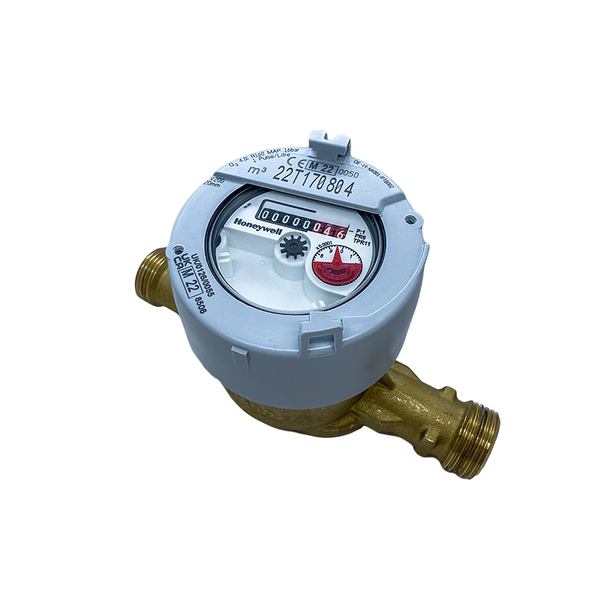 Elster husvannmåler V200 , Ringstempel R3/4" x L190mm,  Horisontal/ Vertikal 