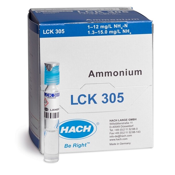 Ammonium Cuvette Test 1.0-12.0 mg/L NH4-N,