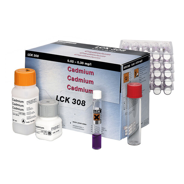 Cadmium Cuvette Test 0.02-0.3 mg/L Cd, 25 Tests