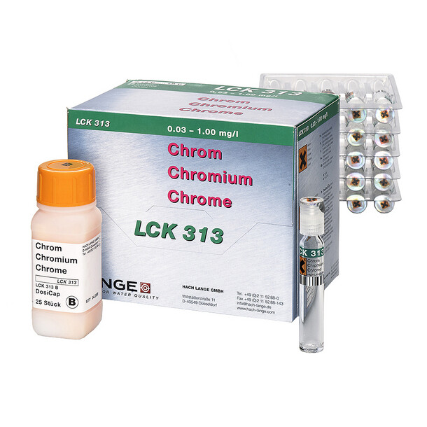 Chromium (III and VI) Cuvette Test 0.03-1.0 mg/L Cr, 25 Pk