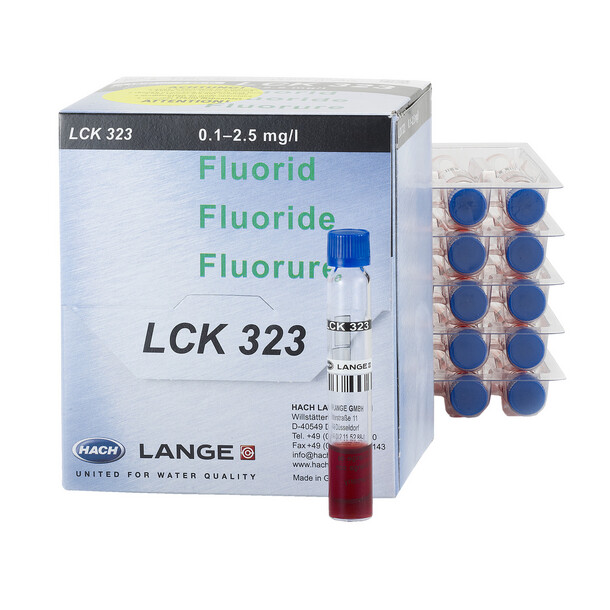 Fluoride Cuvette Test 0.1-2.5 mg/L F,25 Tests