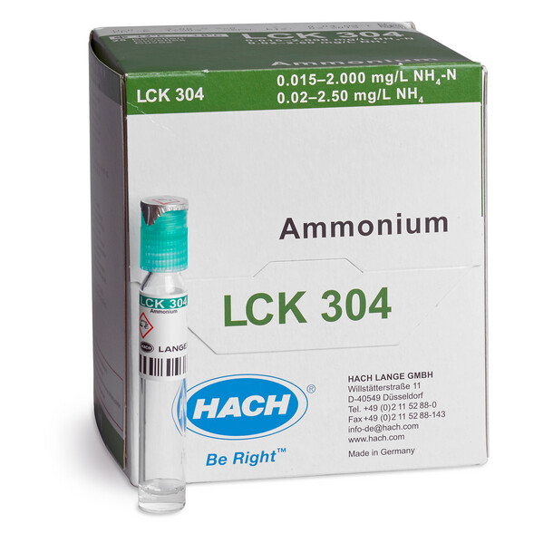 Ammonium Kyvettetest, 0.015 - 2.0 mg/l 24 pk