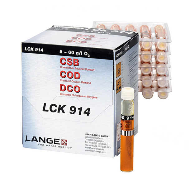 COD Kyvettetest, 5-60 g/l O2 25 pk 
