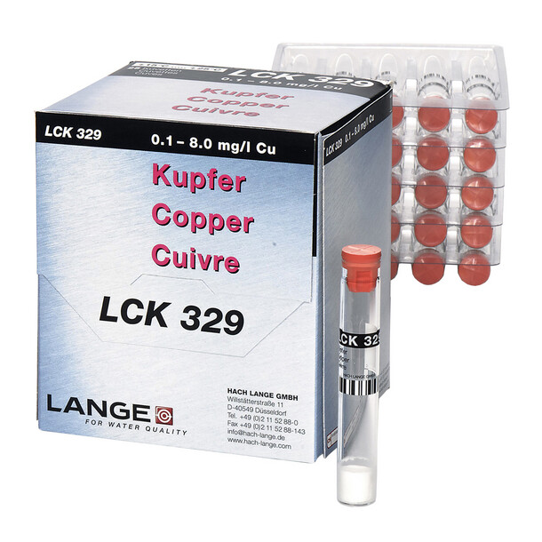 Copper Cuvette Test 0.1-8.0 mg/L Cu, 25 Tests
