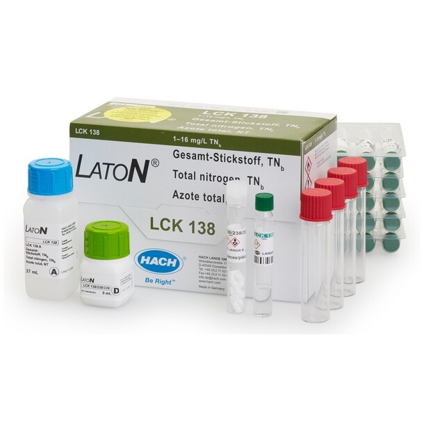 Laton Total Nitrogen Kyvettetest 1 - 6 mg/l TN, 25 pk