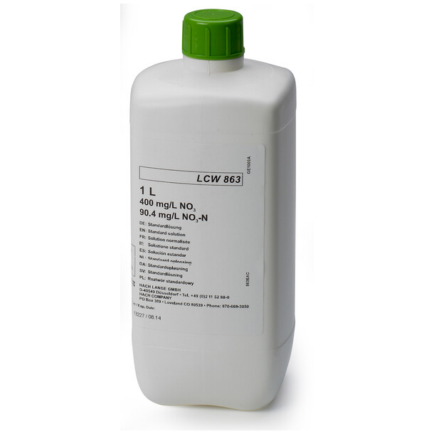 Nitrate Standard (NO3/NO3-N) 400 mg/l NO3, 90,4 mg/l NO3-N 