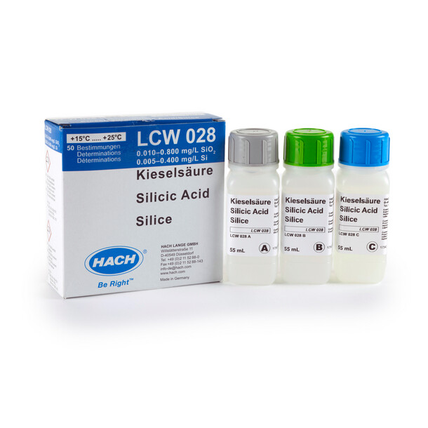 Silica Reagent Set 50/pk 0.01-0.8 mg/L Sio2 