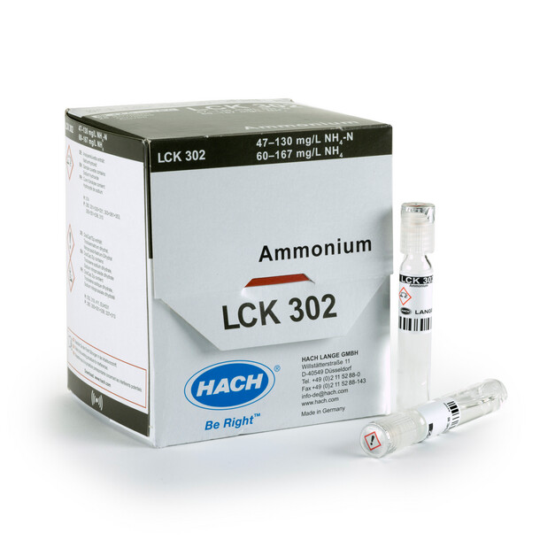 Ammonium Cuvette Test 47-130 mg/L NH4-N,