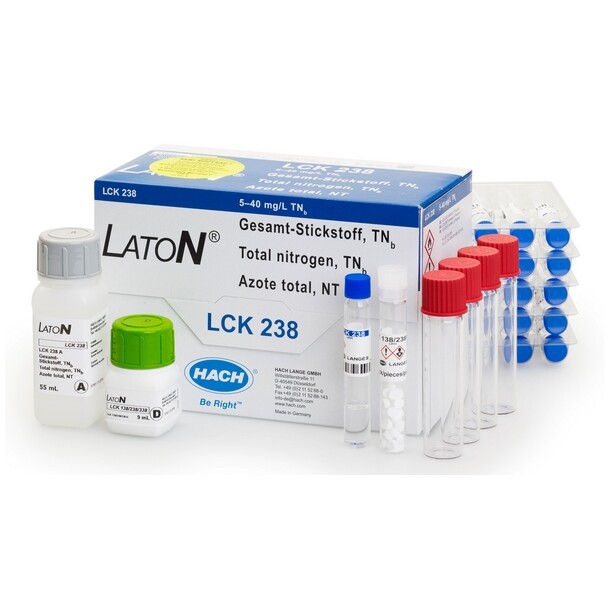Laton Total Nitrogen Kyvettetest 5 - 40 mg/l TN, 25 pk