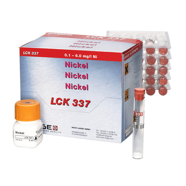 Nickel Cuvette Test 0.1-6.0 mg/L Ni, 25 Tests