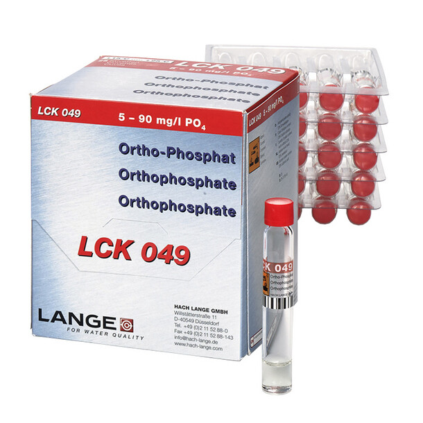 Orthophosphate Cuvette Test 1.6-30 mg/L PO4-P, 25 Tests