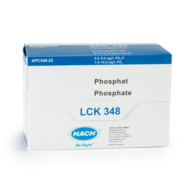 Phosphate Kyvettetest 0.5 - 5.0 mg/l PO4-P, 25 pk
