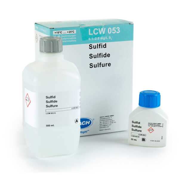 Sulphide Reagent Set 0.1-2.0 mg/L S2- 