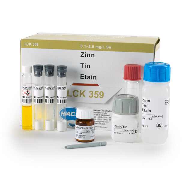 Tin Cuvette Test 0.1-2 mg/L Sn, 24 Tests